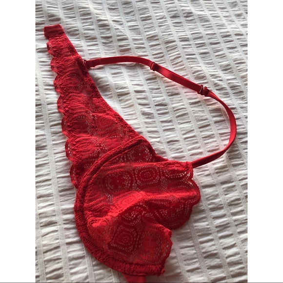 LaSenza Red Underwire Bralette - Picture 2 of 9